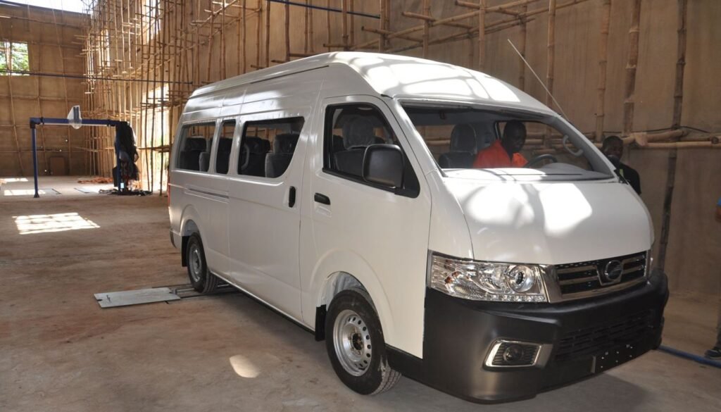 Finished van